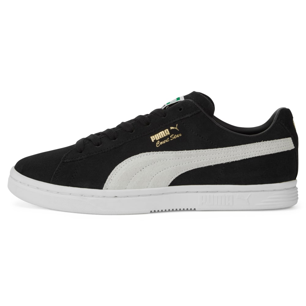 Зображення Puma Кеди Court Star Suede Trainers #1: Puma Black-Puma White-Puma Team Gold