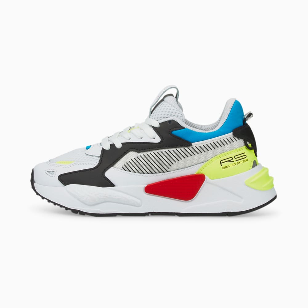 Зображення Puma Дитячі кросівки RS Core Youth Trainers #1: Puma White-Puma Black-Yellow Alert