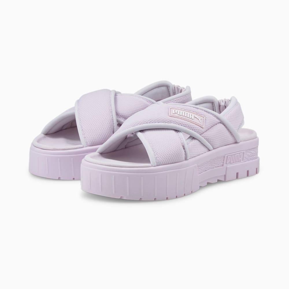 Изображение Puma Сандалии Mayze Women’s Sandals #2: Lavender Fog-Puma White