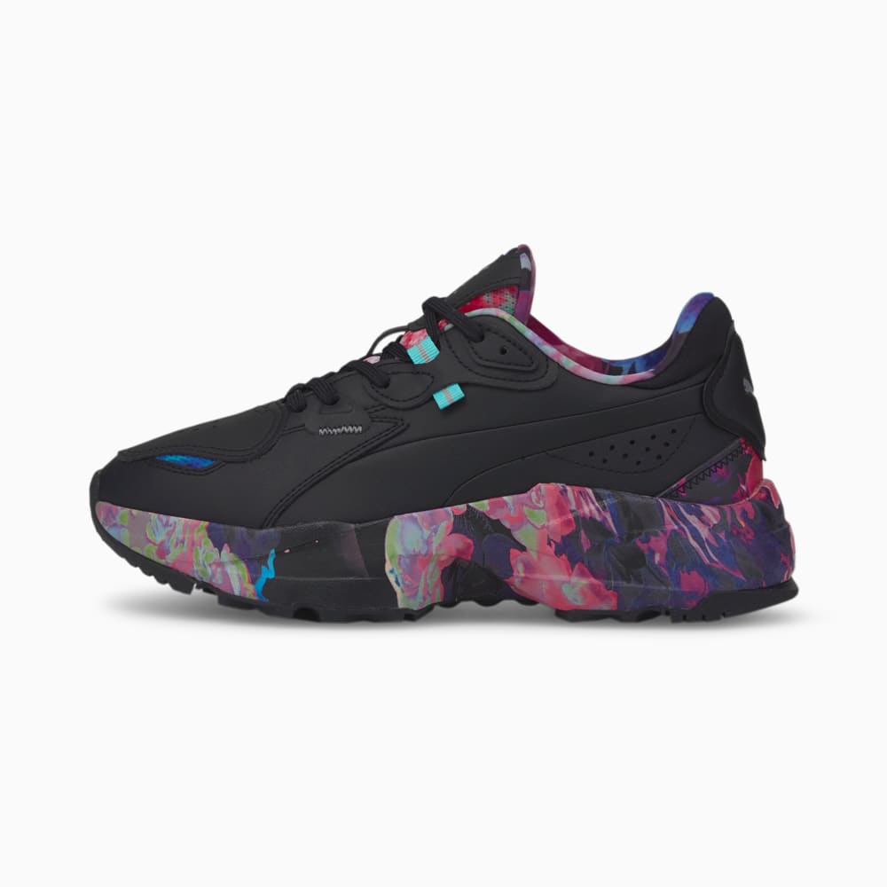 Изображение Puma Кроссовки Orkid Floral Sneakers Women #1: Puma Black-Elektro Aqua