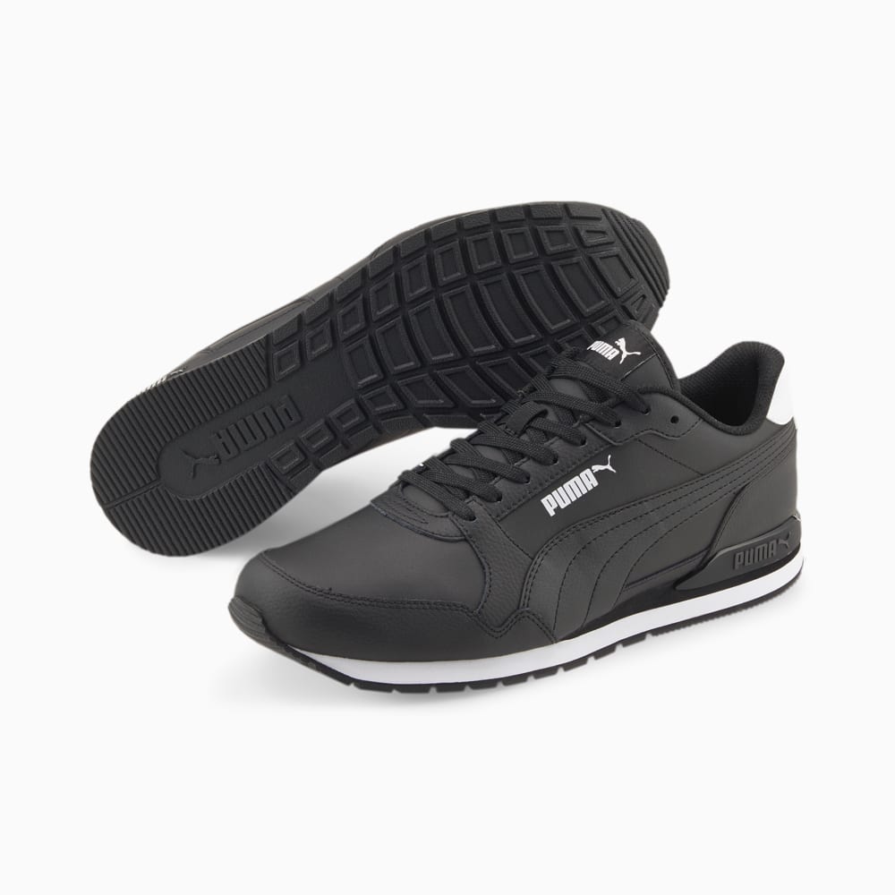 ST Runner v3 L Trainers 10 Black Puma Black Puma Black Puma White Puma 384855 02