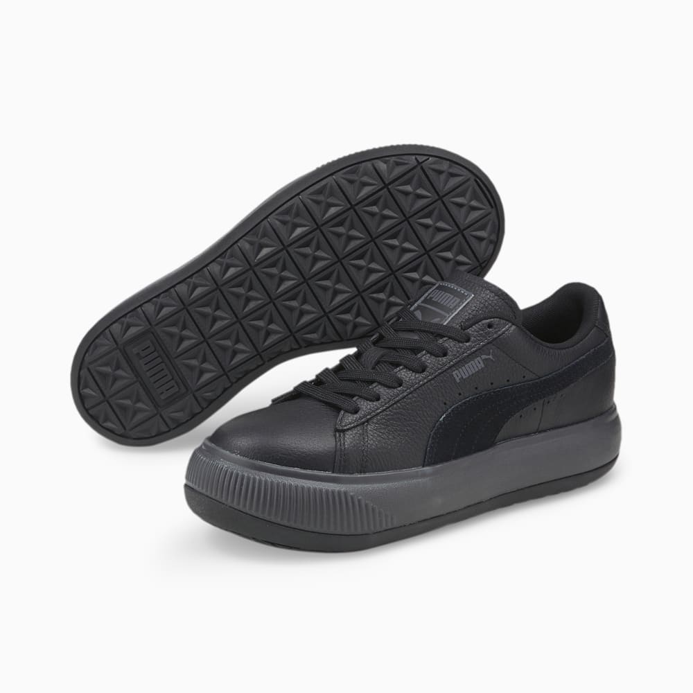 Зображення Puma Кеди Suede Mayu Tonal Women's Trainers #2: Puma Black-Ebony