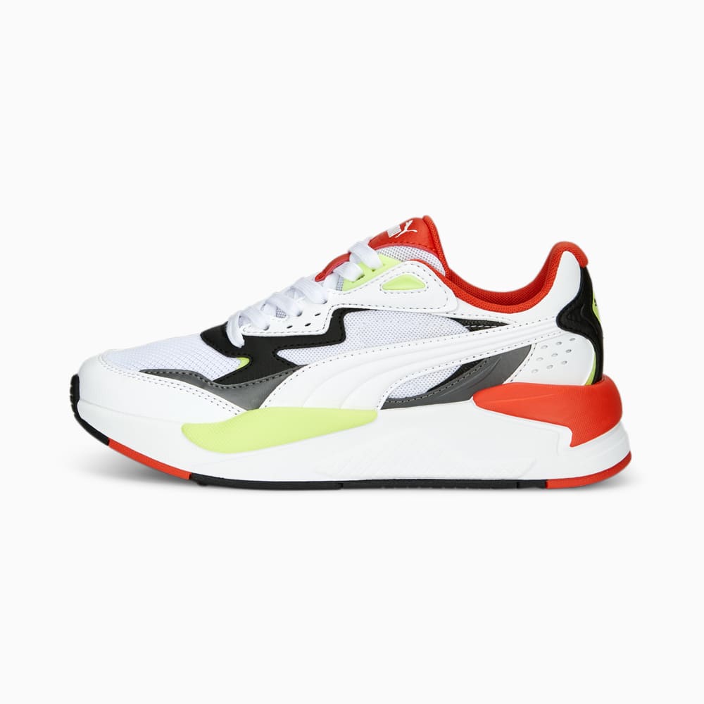 Изображение Puma Детские кроссовки X-Ray Speed Youth #1: PUMA White-PUMA White-Warm Earth-Lily Pad