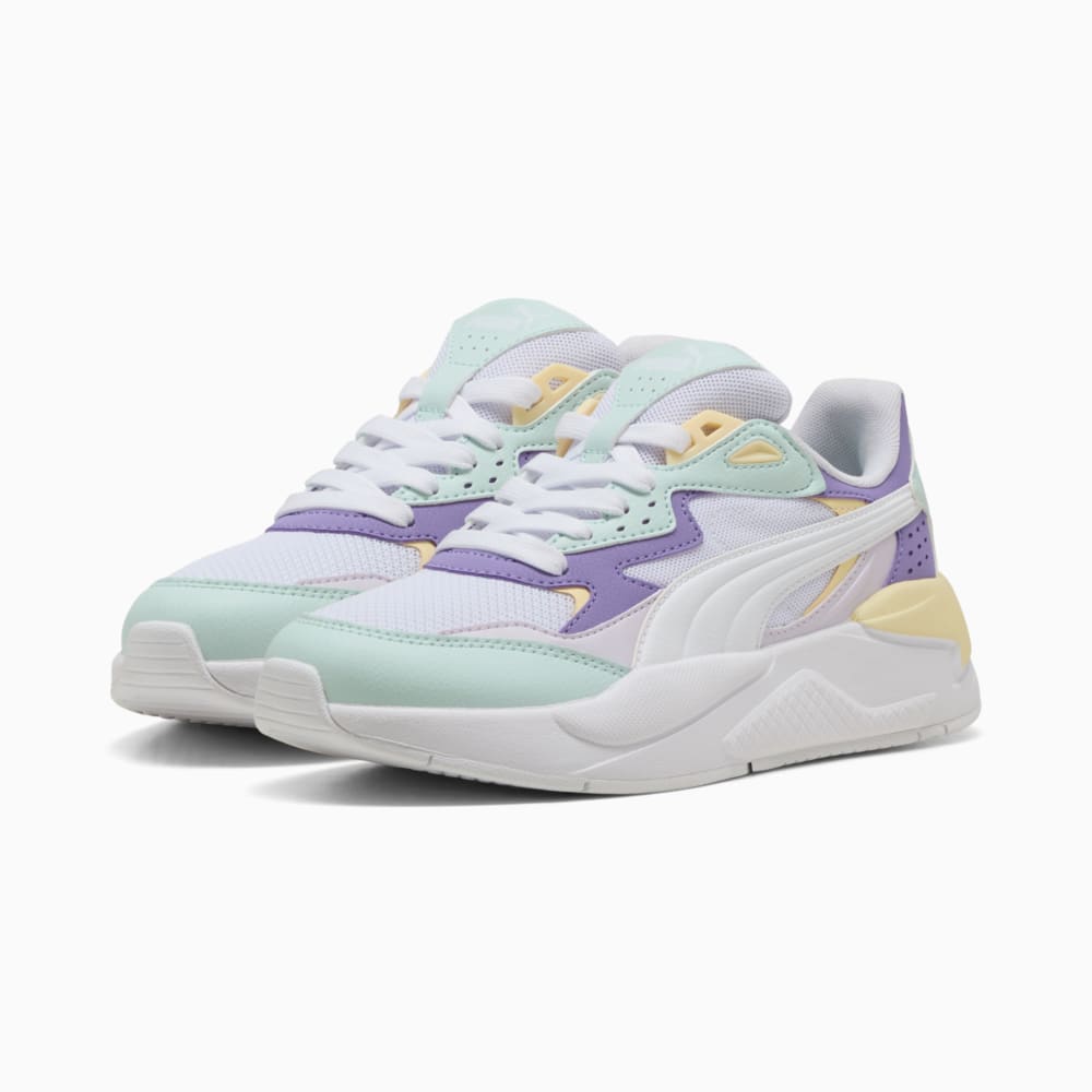 Изображение Puma Кроссовки X-Ray Speed Youth #2: PUMA White-Peaceful Blue-Lavender Alert