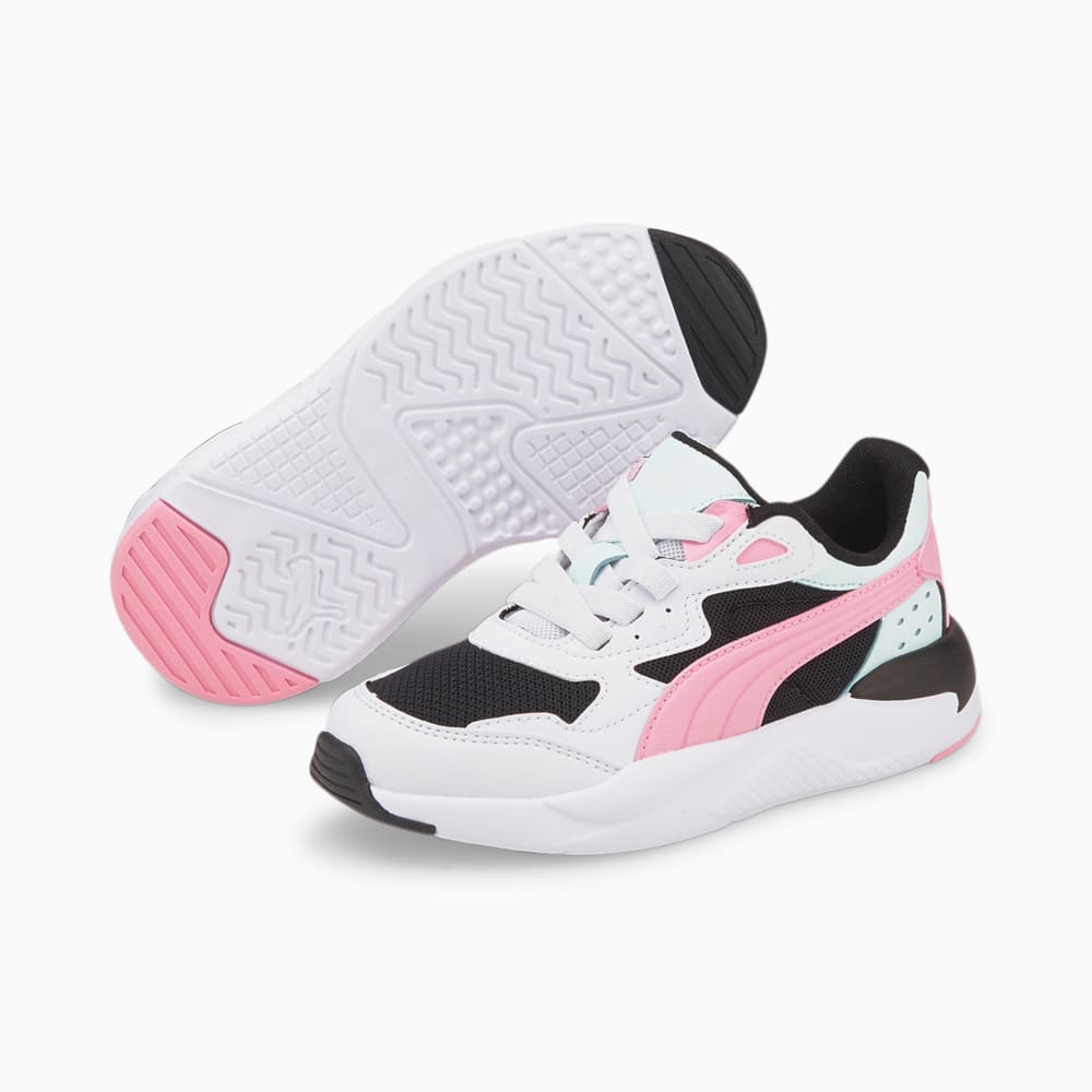 Зображення Puma Дитячі кросівки X-Ray Speed AC Kids’ Trainers #2: Puma Black-PRISM PINK-Puma White-Soothing Sea