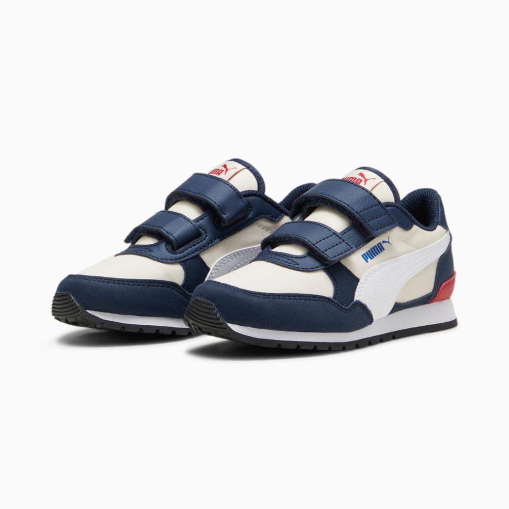 Изображение Puma Детские кроссовки ST Runner v3 NL AC Sneakers Kids #2: Sugared Almond-PUMA White-Club Navy-Club Red-Cobalt Glaze
