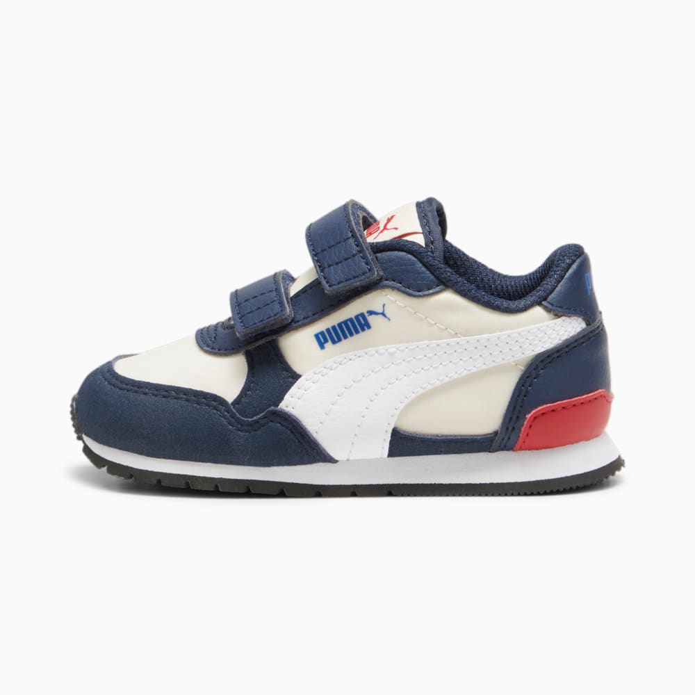 Изображение Puma Детские кроссовки ST Runner v3 NL AC Sneakers Babies #1: Sugared Almond-PUMA White-Club Navy-Club Red-Cobalt Glaze