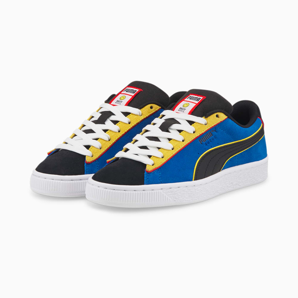 фото Детские кеды puma x smileyworld suede youth trainers