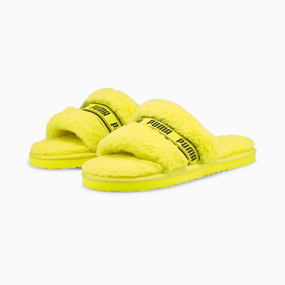 Зображення Puma Шльопанці Fluff Women’s Slide #2: Fluo Yellow-Puma Black