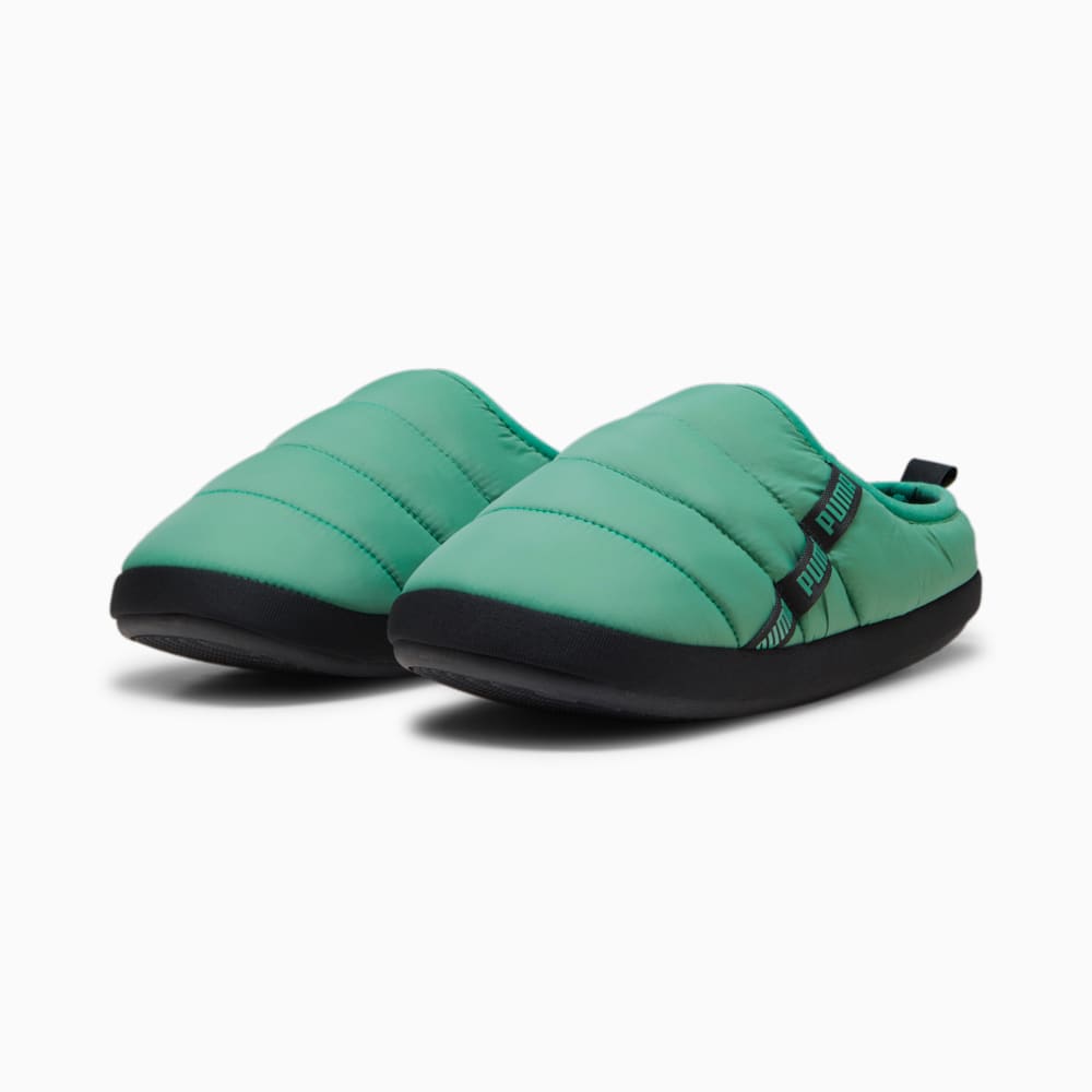 Puma green slippers store