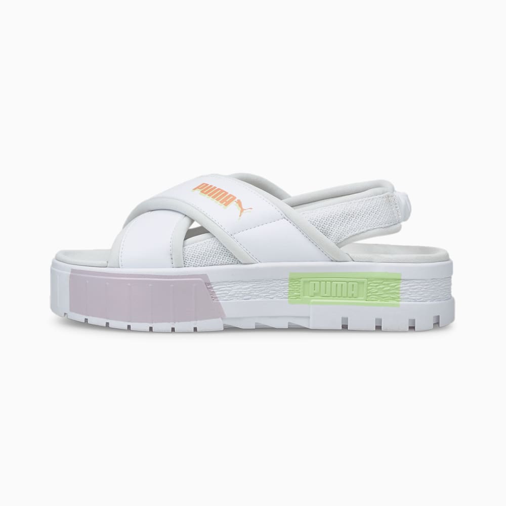 Зображення Puma Сандалі Mayze Mismatched Women's Sandals #1: Puma White-Nimbus Cloud