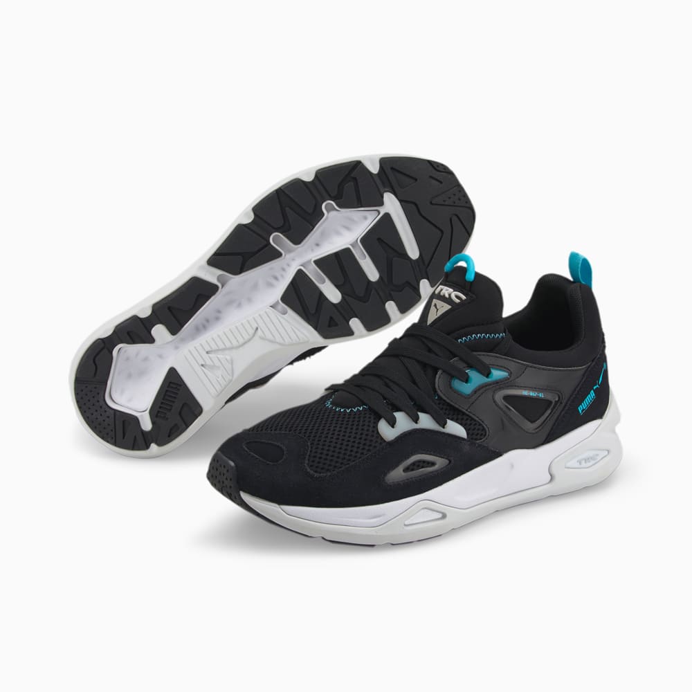 TRC Blaze Trainers 10 Black Puma Black Blue Atoll Puma 384958 05
