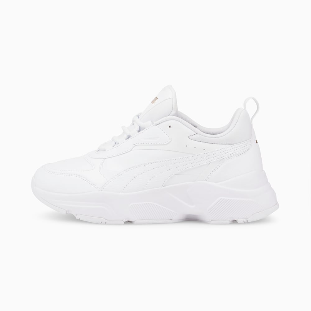 Изображение Puma Кроссовки Cassia SL Women's Trainers #1: Puma White-Puma White-Puma Team Gold