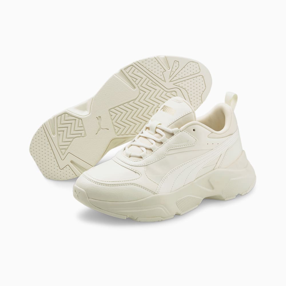 Зображення Puma Кросівки Cassia SL Women's Trainers #2: Pristine-Pristine-Puma Team Gold