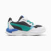 Изображение Puma Детские кроссовки X-Ray Speed Lite AC Kids' Trainers #5: Strong Gray-Sparkling Green-PUMA White-Bright Aqua