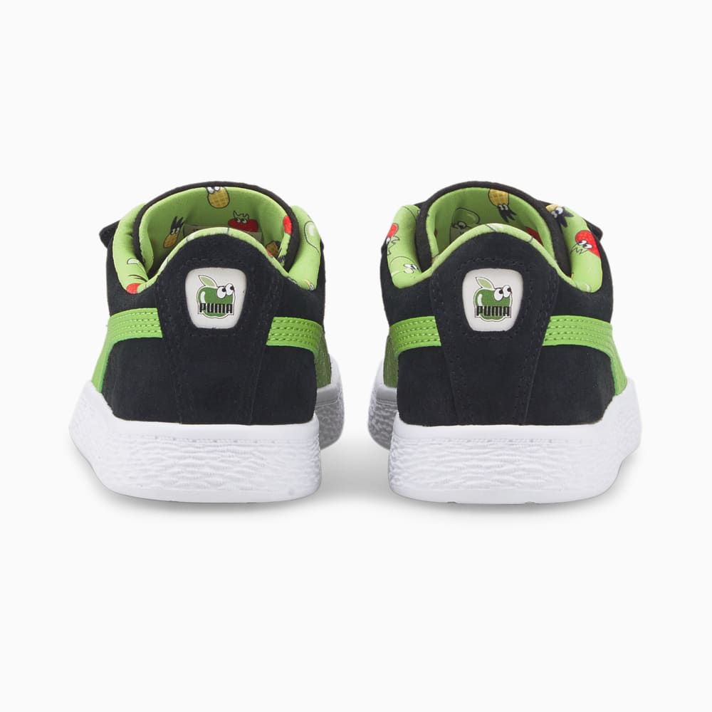 

PUMA - Детские кеды Suede Light-Flex Fruitmates Kids' Trainers – Puma Black-Greenery –, Черный