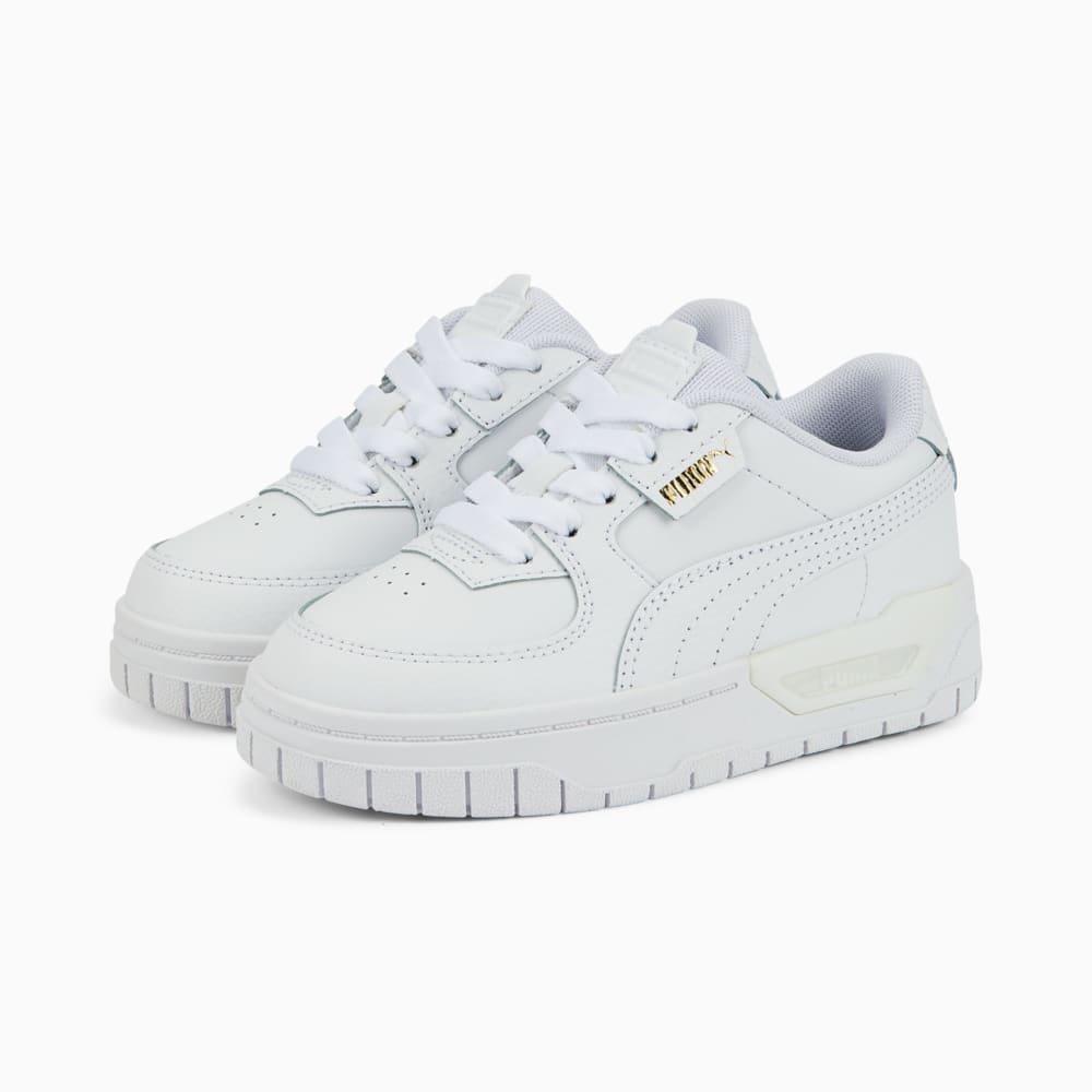 Изображение Puma Детские кеды Cali Dream Lth Kids' Trainers #2: Puma White