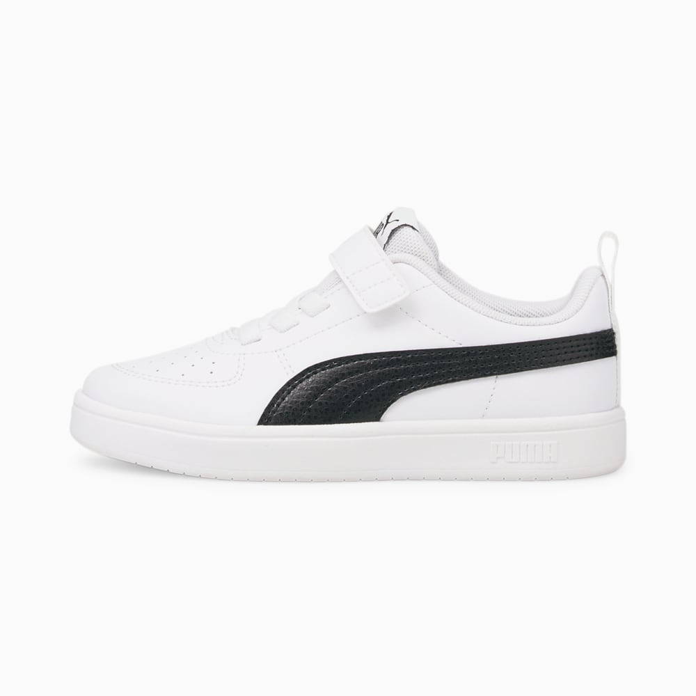 Изображение Puma Детские кеды Rickie Alternative Closure Kids’ Trainers #1: Puma White-Puma Black