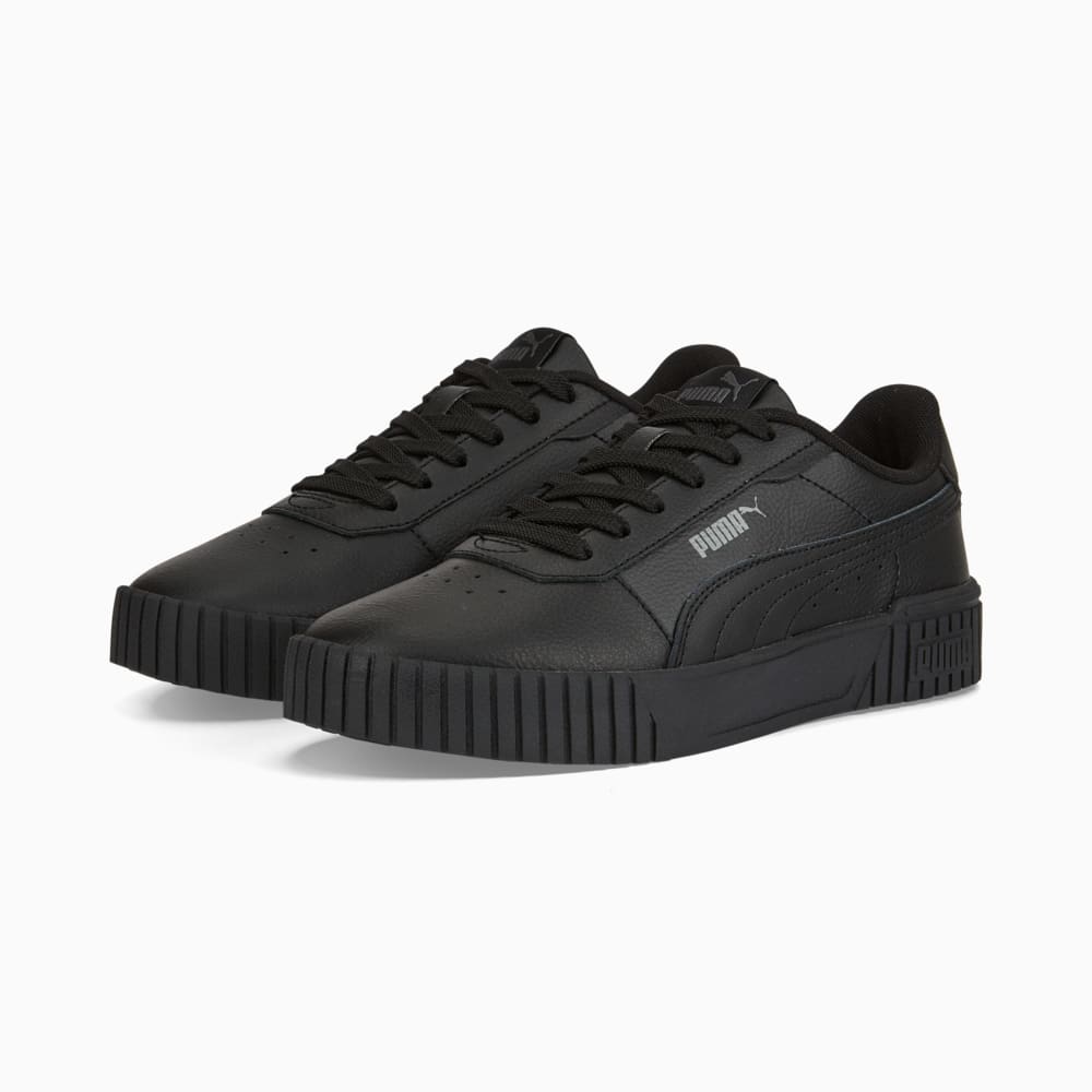 Изображение Puma Кеды Carina 2.0 Sneakers Women #2: Puma Black-Puma Black-Dark Shadow