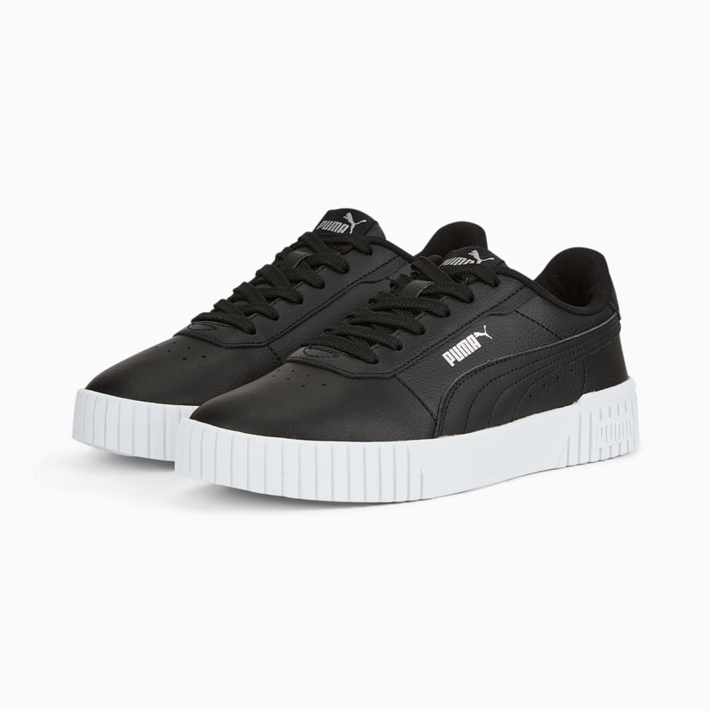 Изображение Puma Кеды Carina 2.0 Sneakers Women #2: Puma Black-Puma Black-Puma Silver