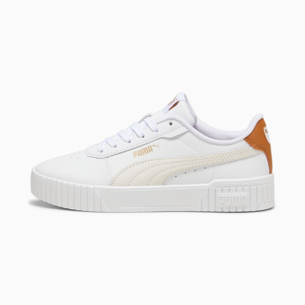 Изображение Puma Кеды Carina 2.0 Sneakers Women #1: PUMA White-Frosted Ivory-Caramel Latte