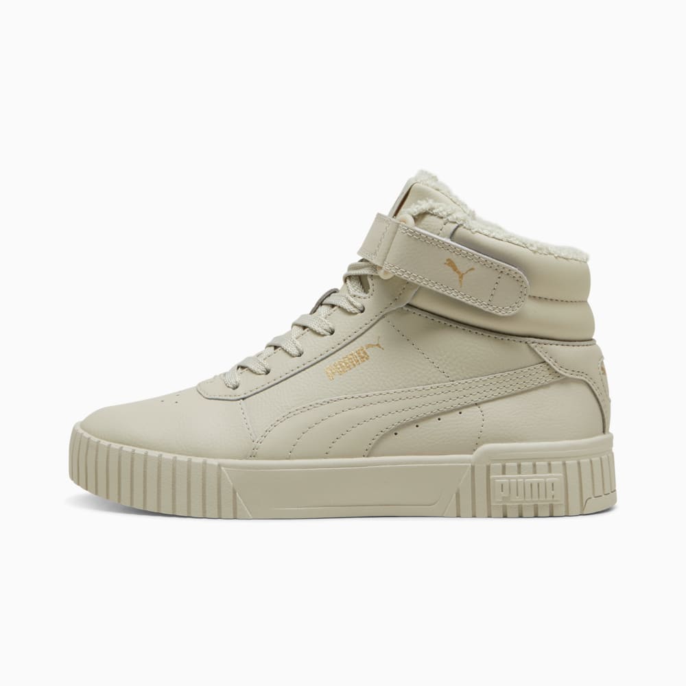 Зображення Puma Кросівки Carina 2.0 Mid Winter Sneakers Women #1: Desert Dust-PUMA Gold