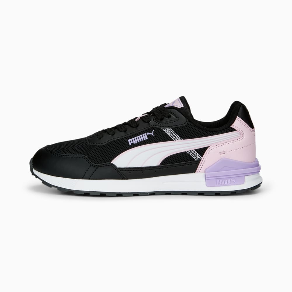 Изображение Puma Кроссовки Graviton Mega Sneakers #1: PUMA Black-PUMA White-Vivid Violet-Pearl Pink