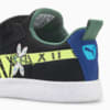 Изображение Puma Детские кроссовки Suede Light Flex Small World Alternative Closure Sneakers Kids #11: Puma Black-Lime Squeeze