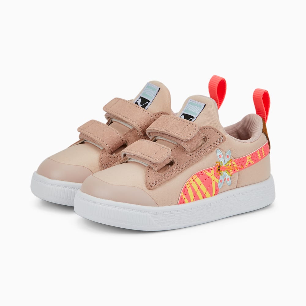 Изображение Puma Детские кеды Suede Light Flex Small World Alternative Closure Sneakers Babies #2: Rose Quartz-Sunset Glow