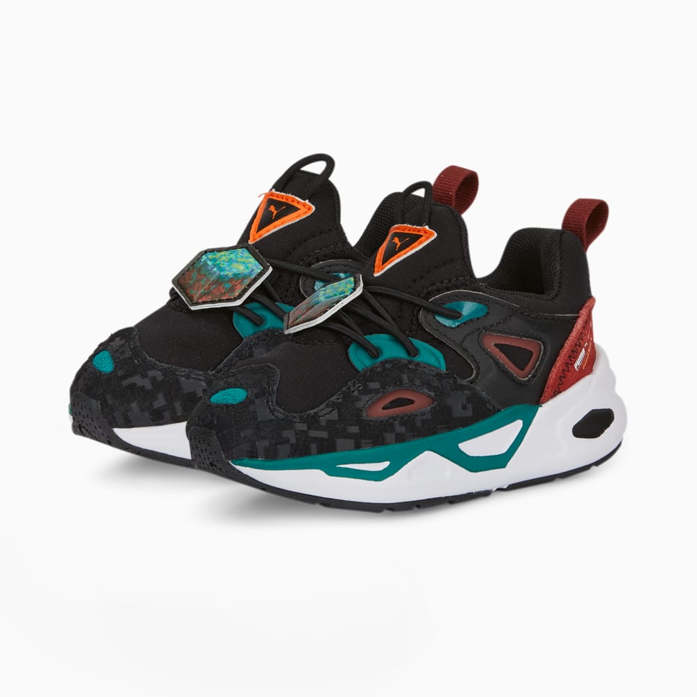 Image Puma PUMA x MINECRAFT TRC Blaze Alternative Closure Sneakers Babies #2