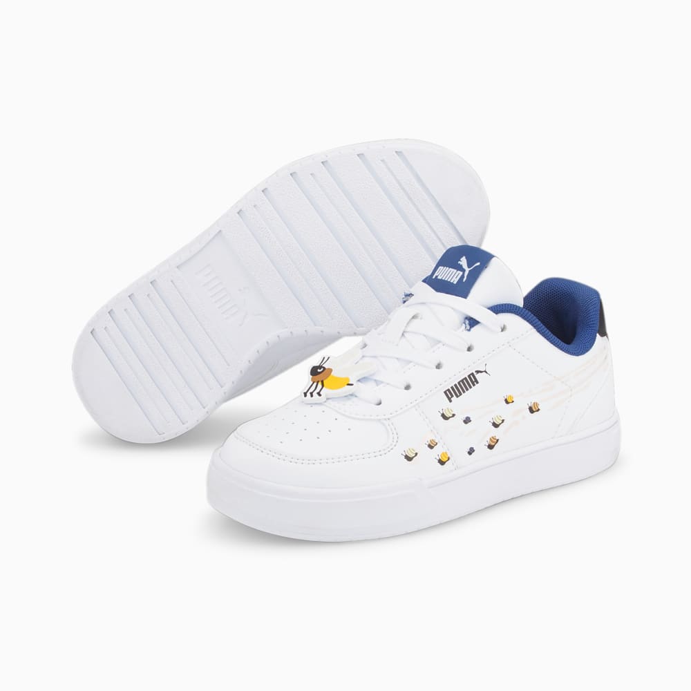 Зображення Puma Дитячі кросівки Caven Small World Sneakers Kids #2: Puma White-Pristine-Blazing Blue-Puma Black
