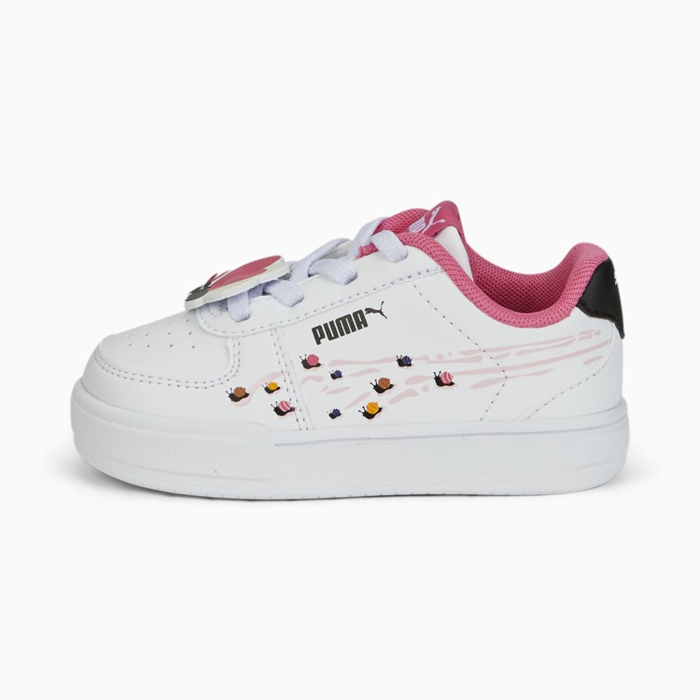 Изображение Puma Детские кеды Caven Small World Alternative Closure Sneakers Babies #1: Puma White-Almond Blossom-Sunset Pink-Puma Black