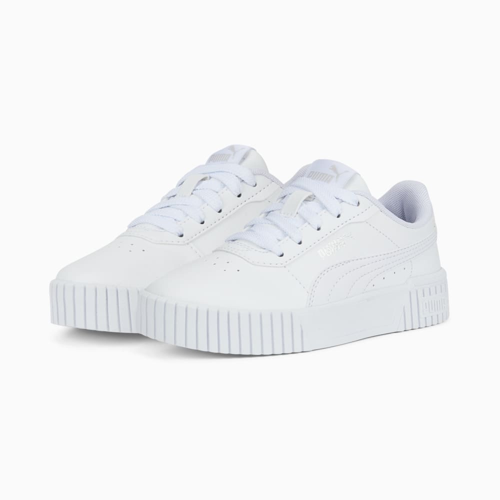 Зображення Puma Дитячі кросівки Carina 2.0 Sneakers Kids #2: Puma White-Puma White-Puma Silver