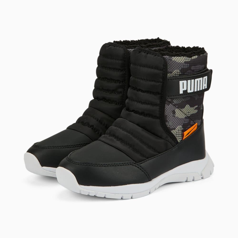 Изображение Puma Детские ботинки Nieve Sashiko Alternative Closure Winter Boots Kids #2: Puma Black-Puma White