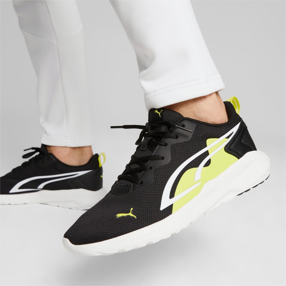 Изображение Puma Кроссовки All Day Active Sneakers #2: PUMA Black-PUMA White-Yellow Burst