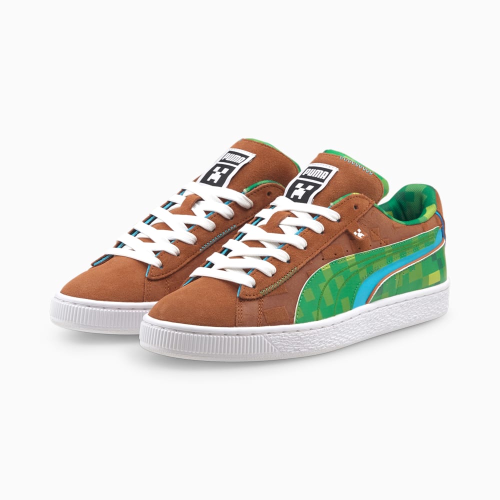 Зображення Puma Кеди Suede Minecraft Trainers #2: Friar Brown-Fern Green