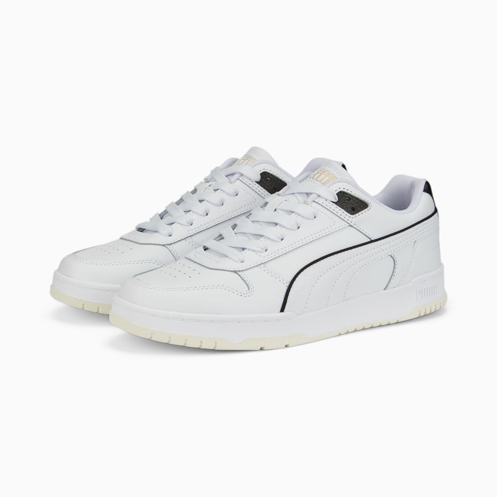 RBD Game Low Sneakers 20 White Puma White Puma Black Puma Team Gold Puma 386373 01