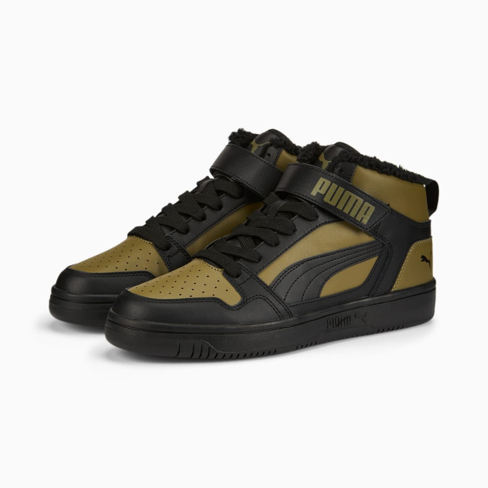 Зображення Puma Кросівки Rebound Mid Strap Winter Sneakers #2: Burnt Olive-Puma Black