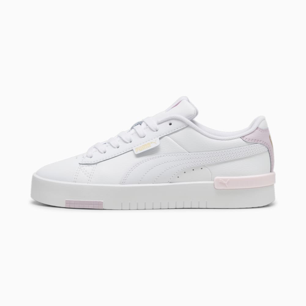 Изображение Puma Кеды Jada Renew Sneakers Women #1: PUMA White-PUMA Gold-Grape Mist