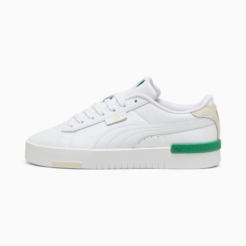 Изображение Puma Кеды Jada Renew Sneakers Women #1: PUMA White-PUMA Gold-Archive Green