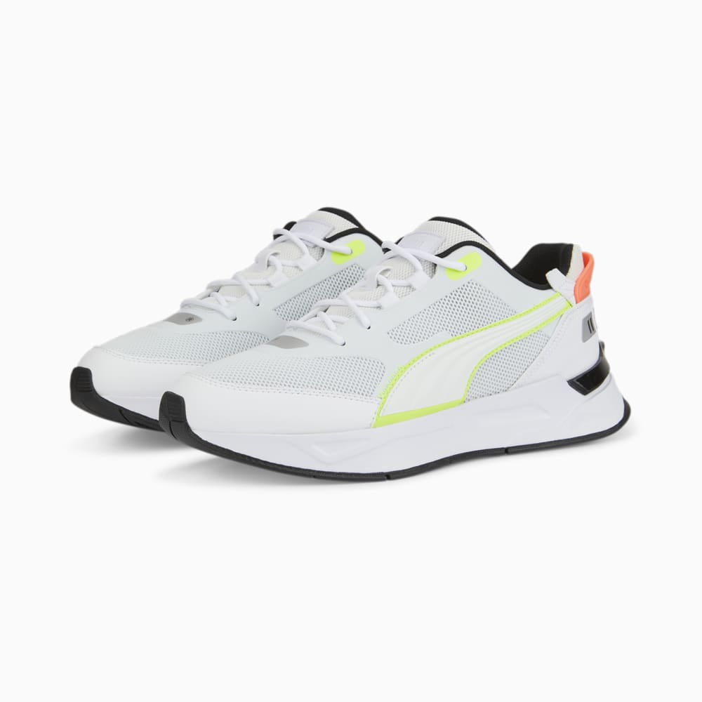 Зображення Puma Кросівки Mirage Sport Tech Laser Tag Sneakers #2: Puma White-Lime Squeeze