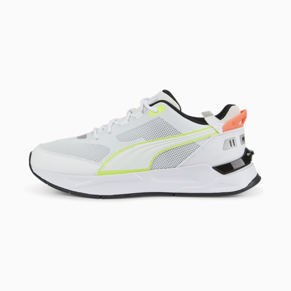 Изображение Puma Кроссовки Mirage Sport Tech Laser Tag Sneakers #1: Puma White-Lime Squeeze
