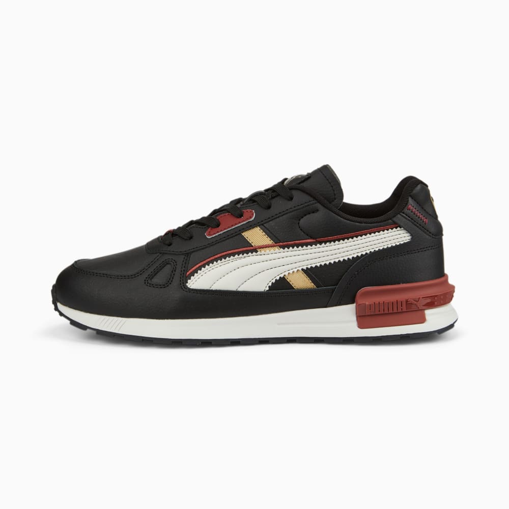 Изображение Puma Кроссовки Graviton Pro FC Sneakers #1: Puma Black-Vaporous Gray-Intense Red-Puma Team Gold