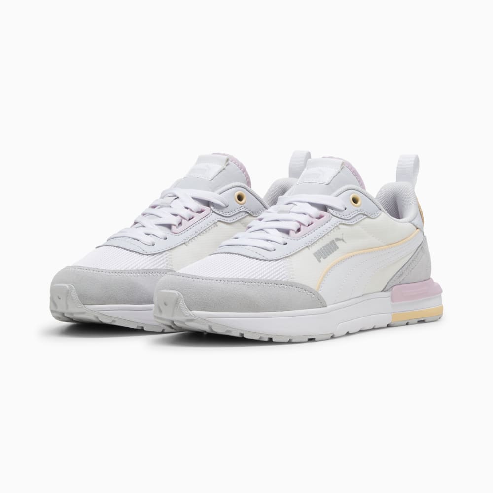 Изображение Puma Кроссовки R22 Women's Trainers #2: PUMA White-Warm White-Chamomile-Silver Mist-Grape Mist