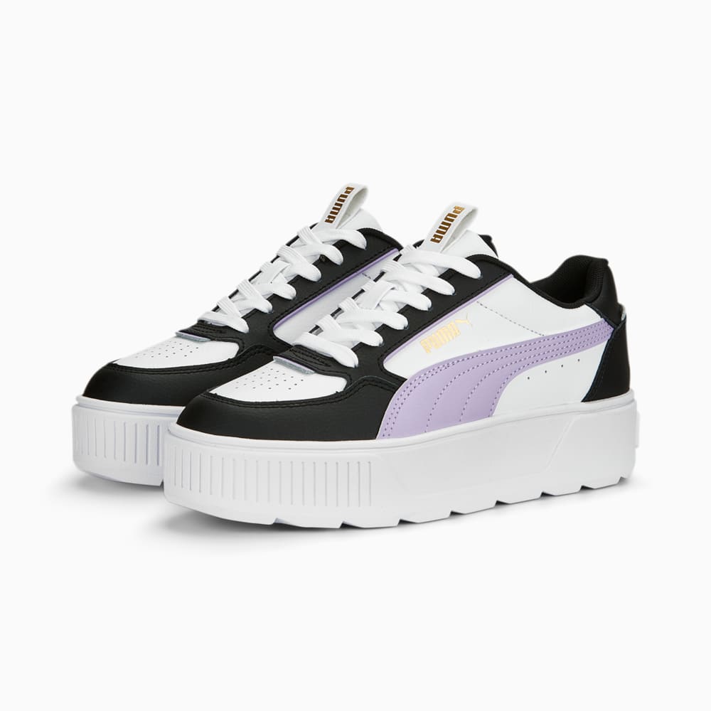 Зображення Puma Кеди Karmen Rebelle Sneakers Women #2: PUMA White-Vivid Violet-PUMA Black