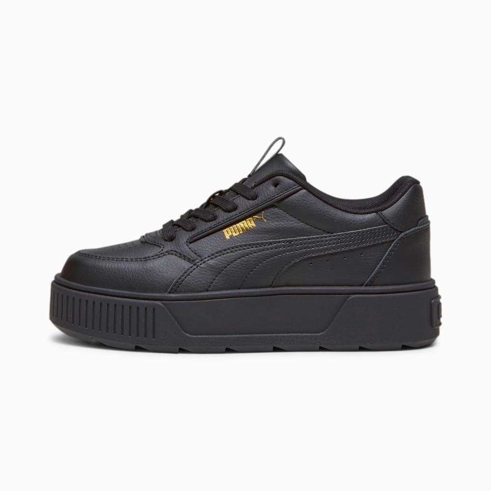 Зображення Puma Кеди Karmen Rebelle Sneakers Women #1: PUMA Black-PUMA Black-PUMA Gold