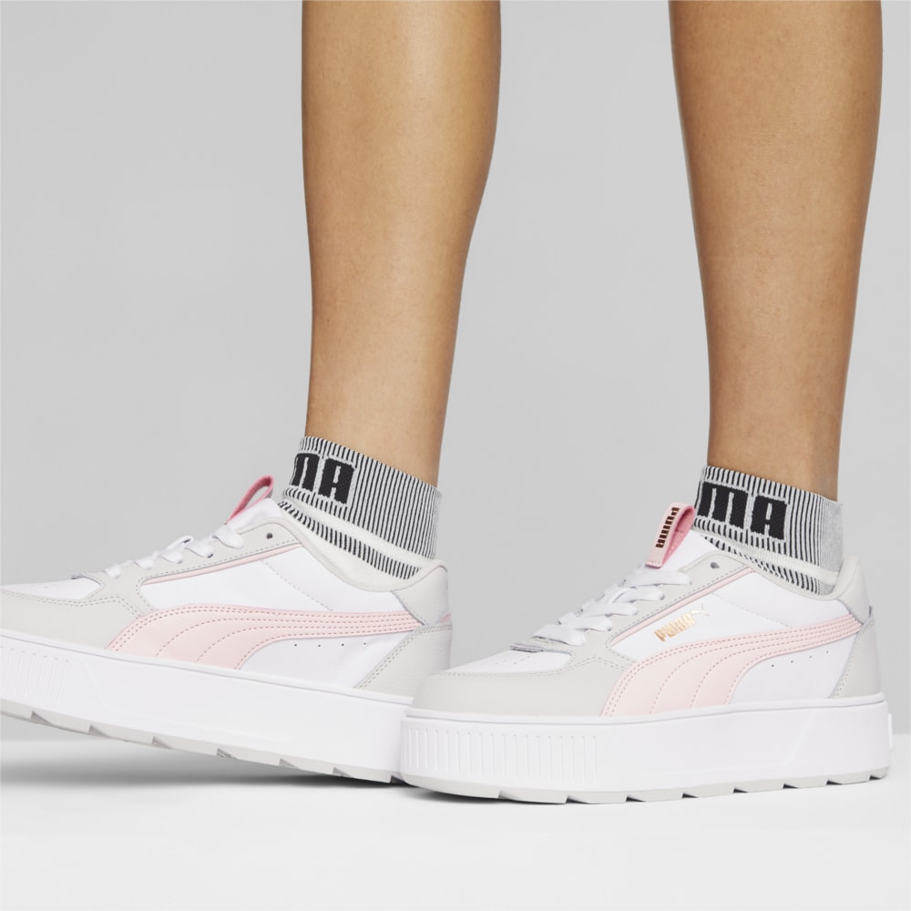 Зображення Puma Кеди Karmen Rebelle Sneakers Women #2: PUMA White-Frosty Pink-Feather Gray