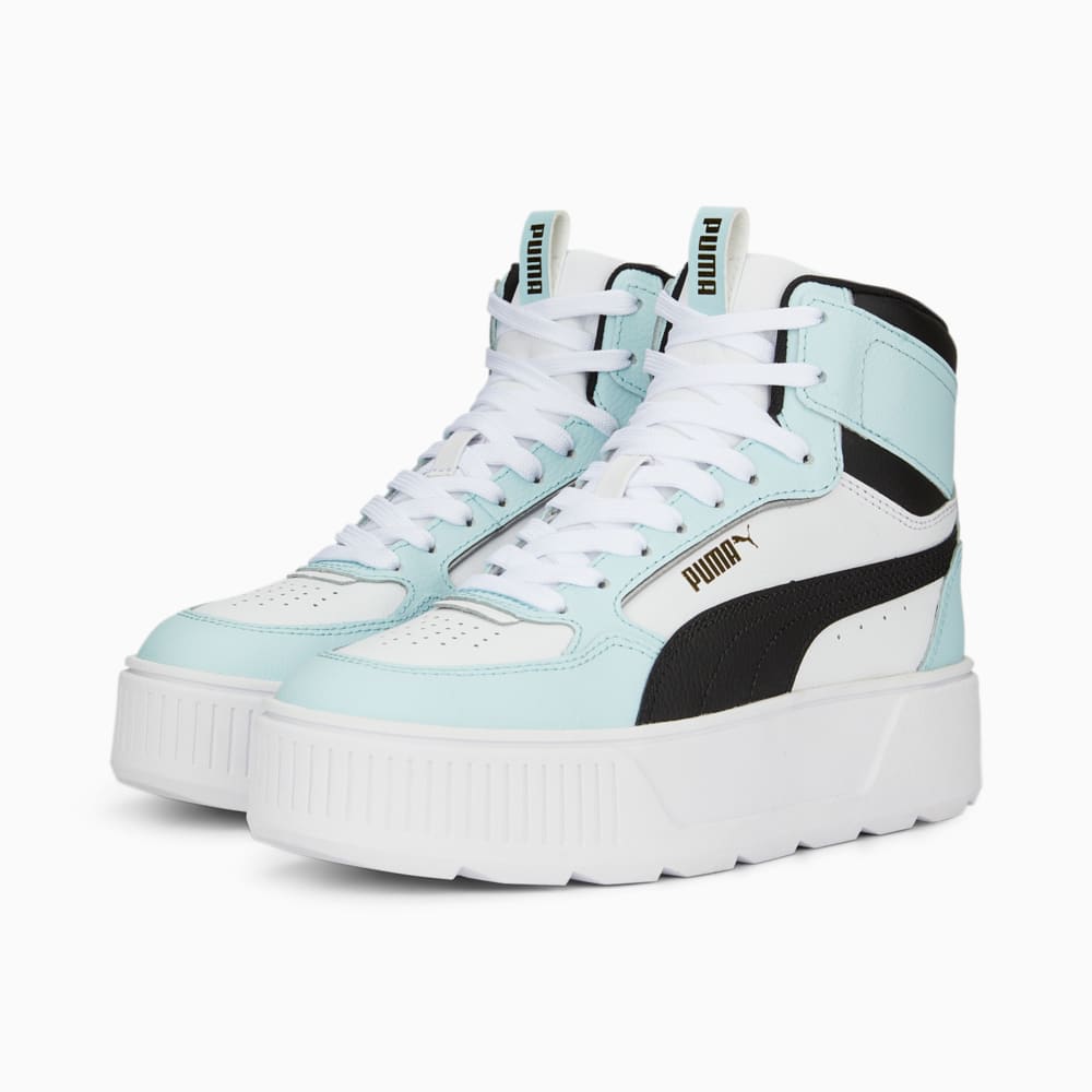 Изображение Puma Кроссовки Karmen Rebelle Mid Sneakers Women #2: Puma White-Puma Black