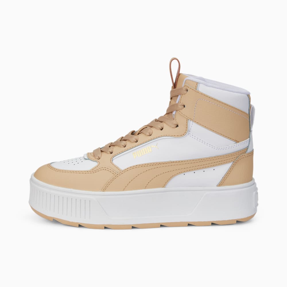 Изображение Puma Кроссовки Karmen Rebelle Mid Sneakers Women #1: Puma White-Light Sand