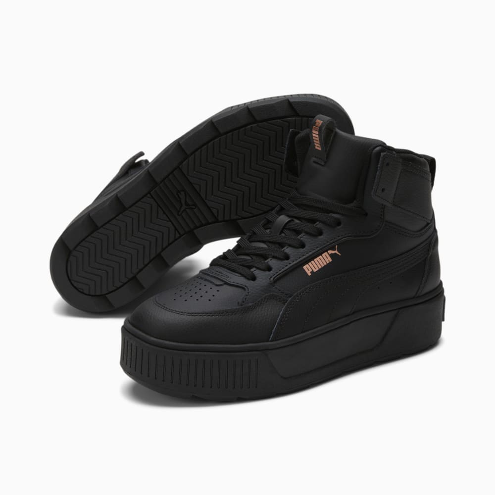 Зображення Puma Кросівки Karmen Rebelle Mid Sneakers Women #2: Puma Black-Puma Black-Rose Gold